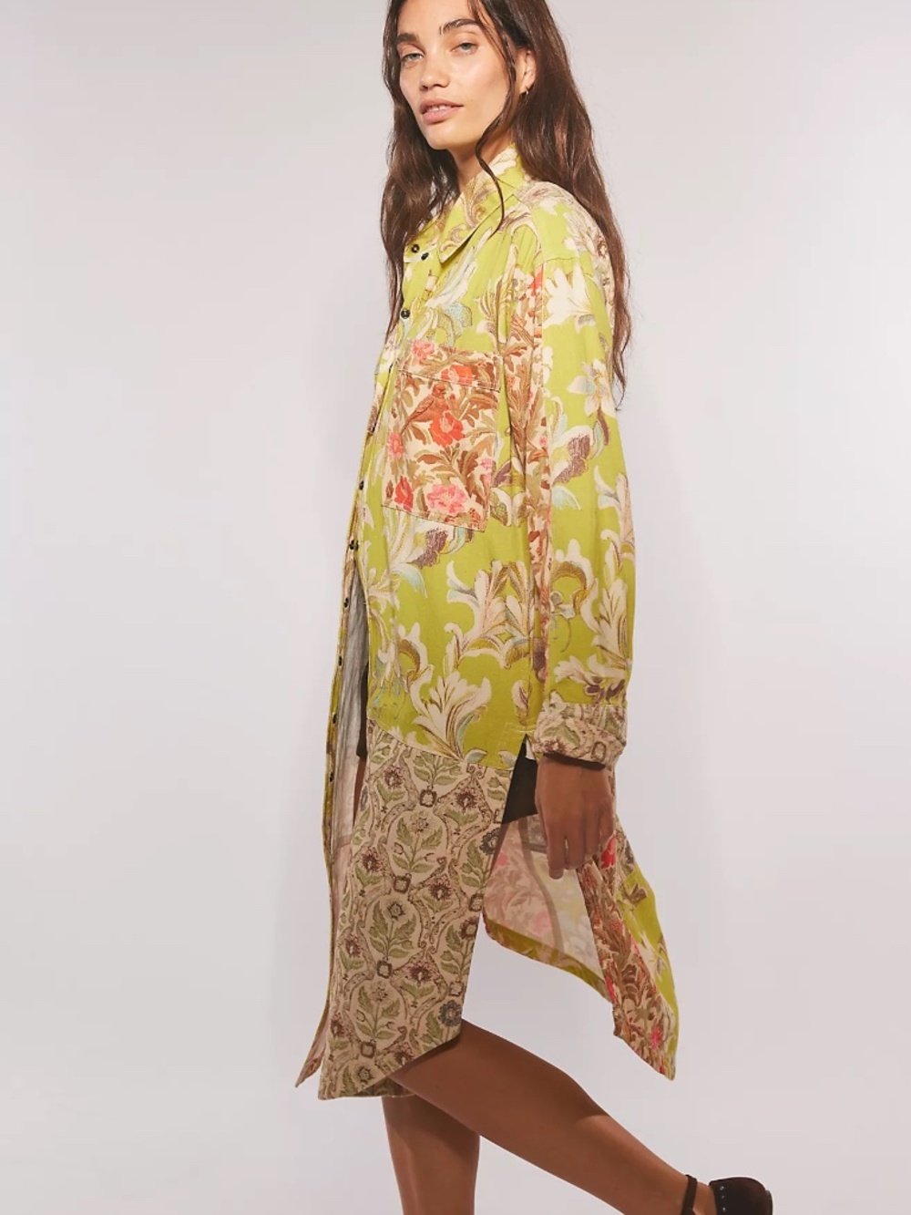 NWT Free People We The Free Merry Muse Midi Shirt